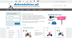 Desktop Screenshot of driewielers.nl