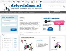 Tablet Screenshot of driewielers.nl